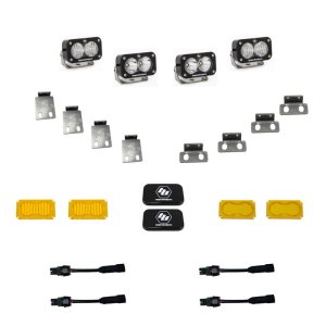 Ford Raptor Fog Light Pocket Kit - Baja Designs - S2 Pro - `21-`27